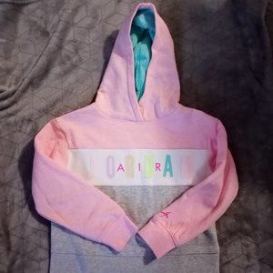Jordan Tri-color Fleece Hoodie -size S